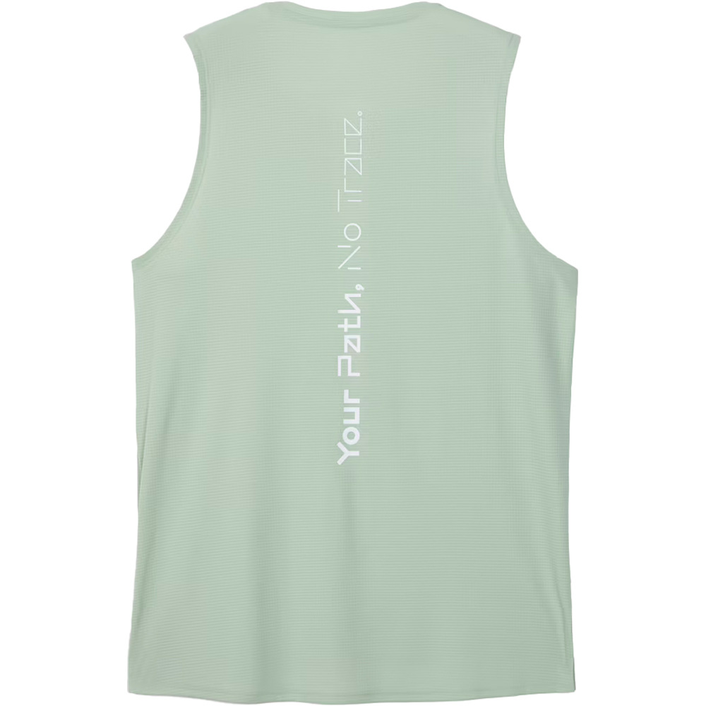 Nnormal camisetas trail running tirantes hombre RACE VERDE vista detalle
