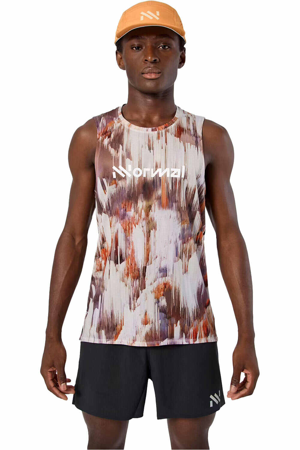 Nnormal camisetas trail running tirantes hombre RACE  vista frontal