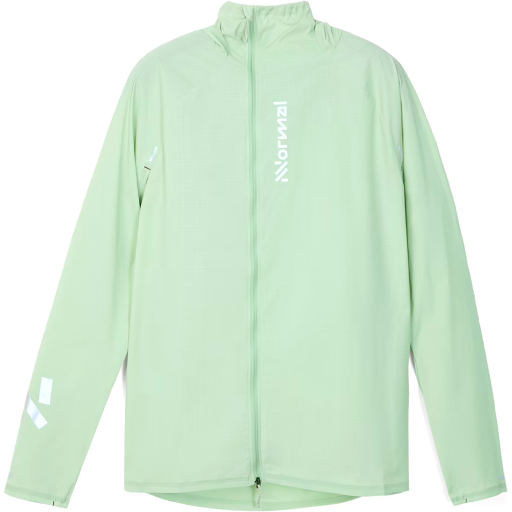Nnormal CHAQUETA TRAIL RUNNING HOMBRE TRAIL WIND VERDE vista detalle