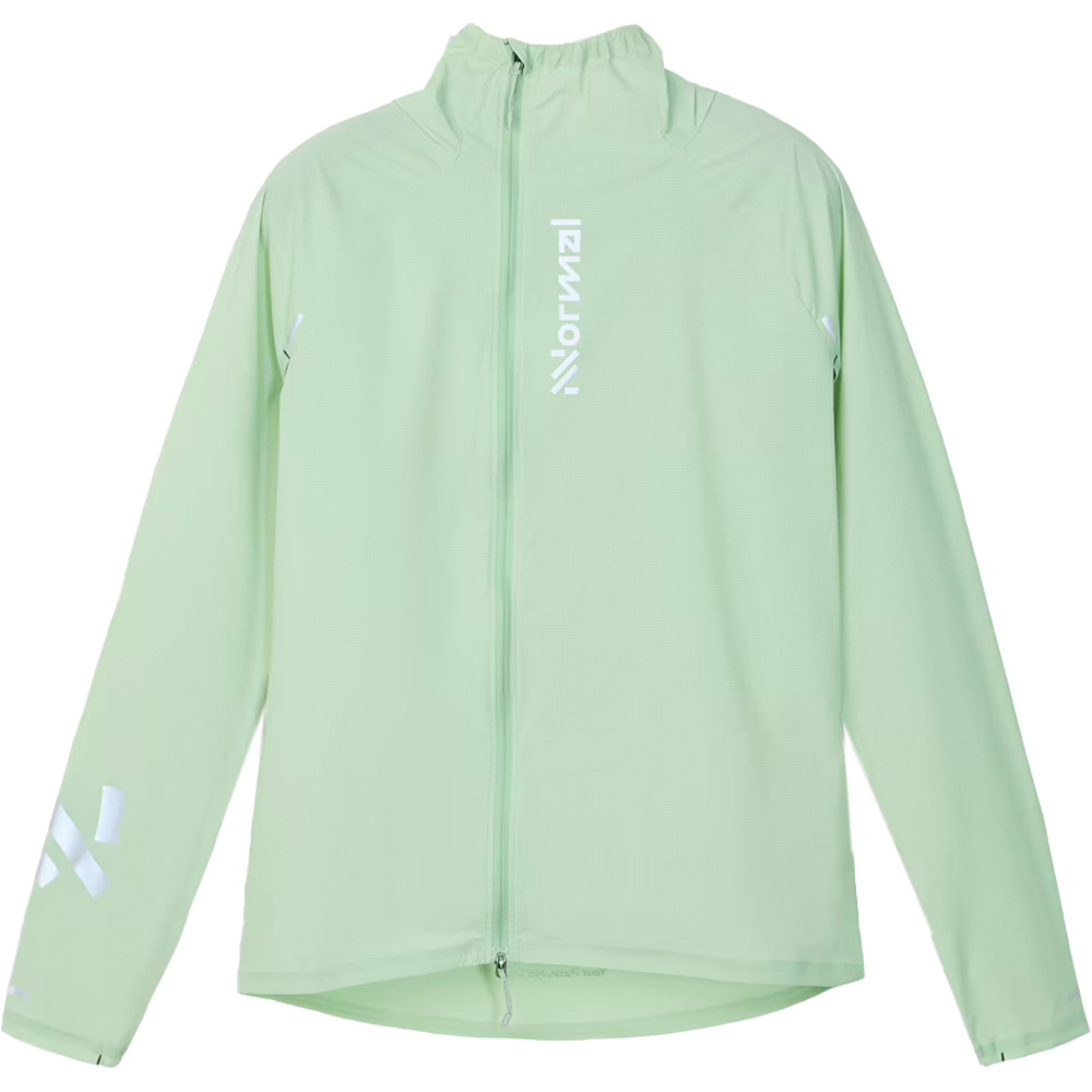 Nnormal CHAQUETA TRAIL RUNNING MUJER TRAIL WIND VERDE vista detalle