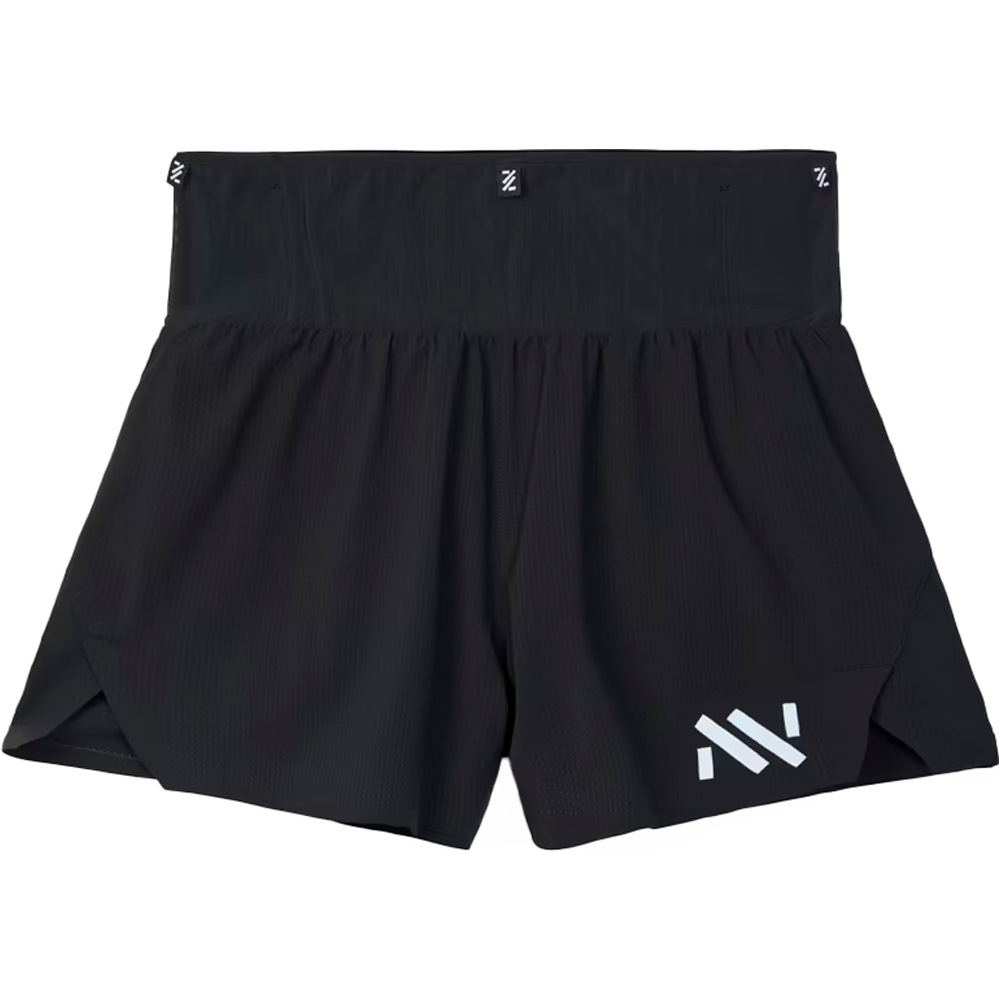 Nnormal pantalones cortos trail running mujer RACE NEGRO vista detalle