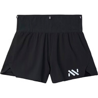 Nnormal pantalones cortos trail running mujer RACE NEGRO vista detalle