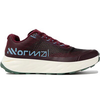 Nnormal zapatillas trail hombre KJERAG 2.0 ROJO lateral exterior