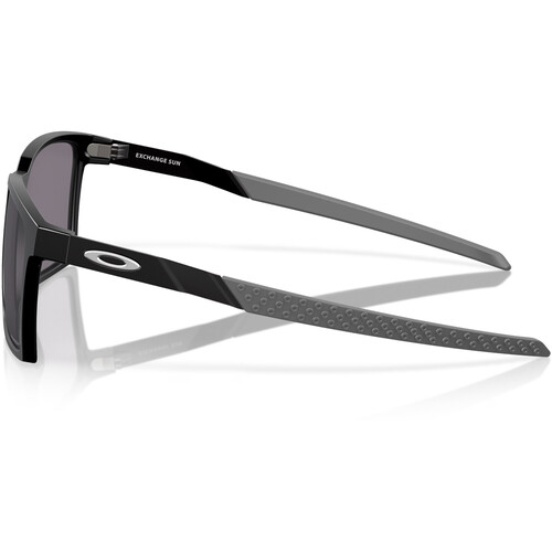 OAKLEY EXCHANGE STN BLK W/ PRIZM GREY POL