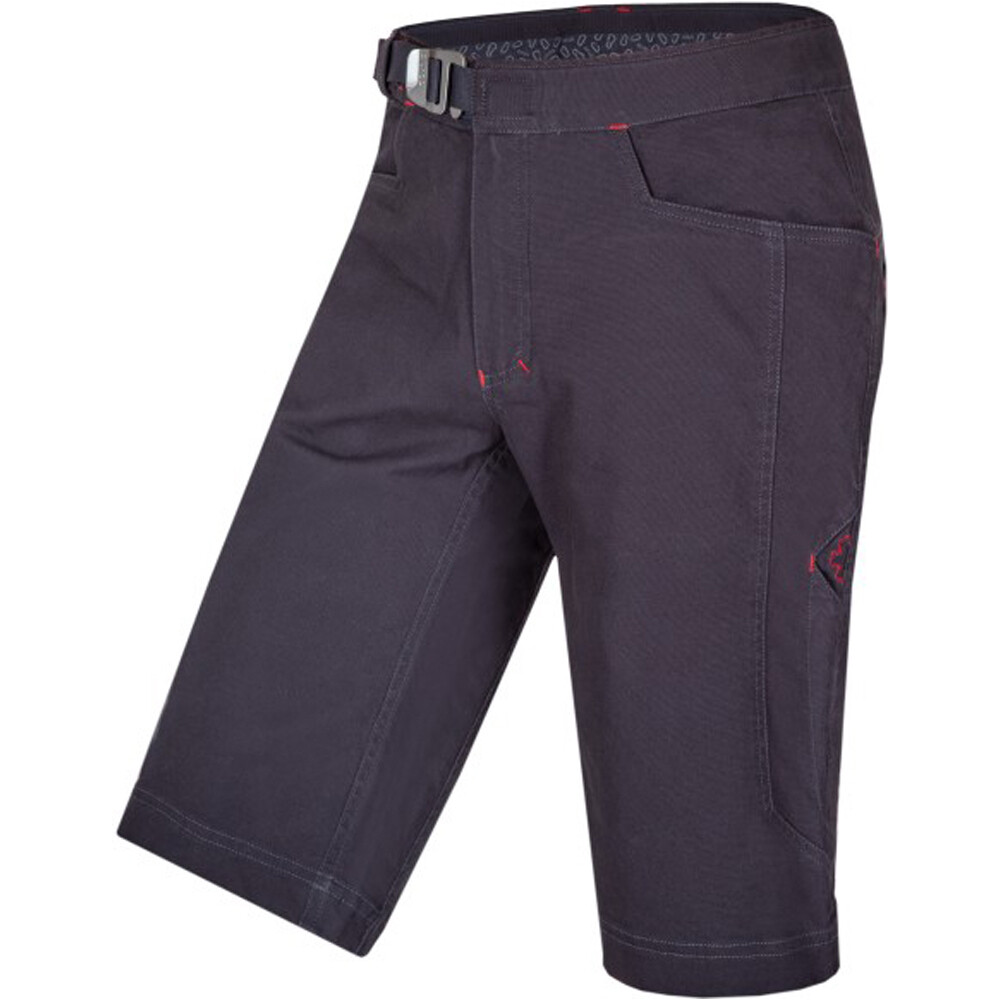 Ocun pantalón corto montaña hombre HONK GRIS vista frontal