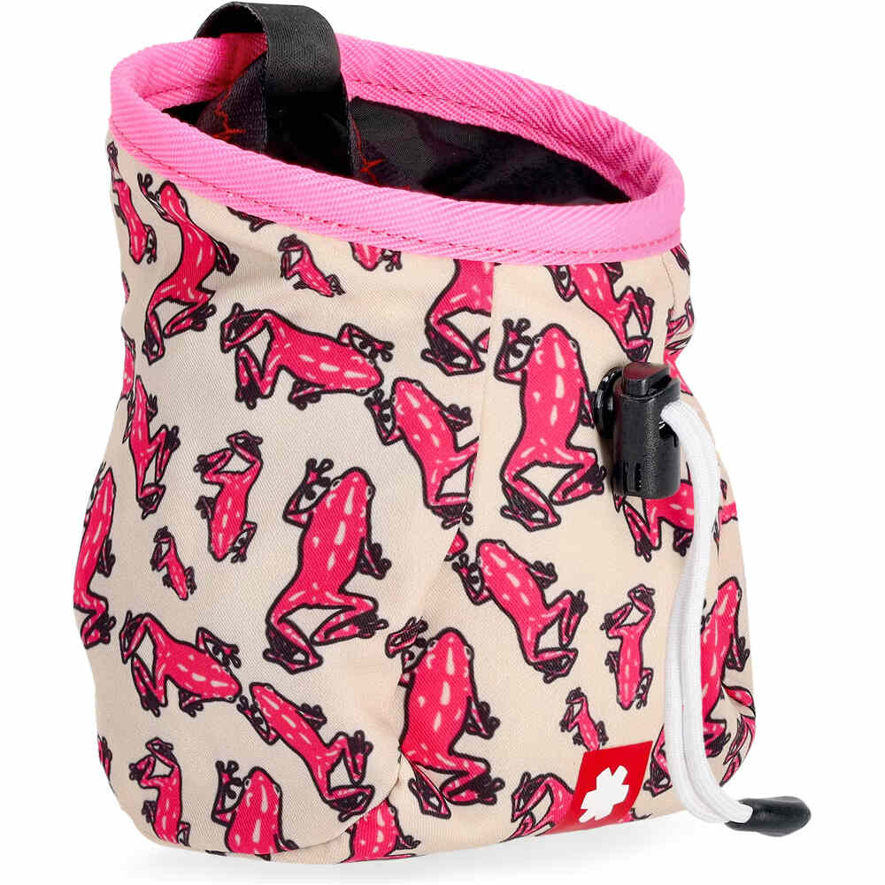 Ocun saco magnesio LUCKY KID + BELT ROSA 02