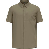 Odlo camisa montaña manga corta hombre ESSENTIAL GRIS vista trasera