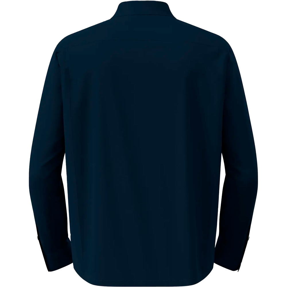 Odlo camisa montaña manga larga hombre ESSENTIAL AZUL 04