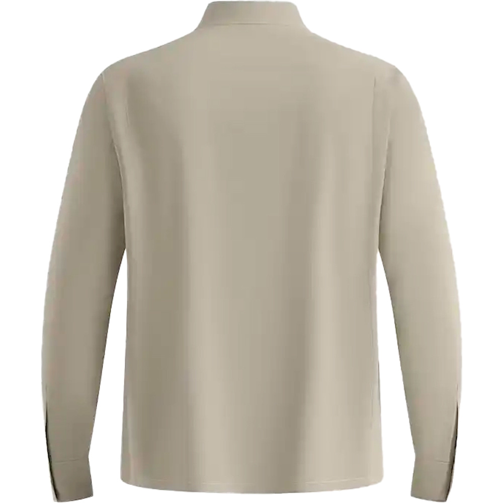 Odlo camisa montaña manga larga hombre ESSENTIAL GRIS 03