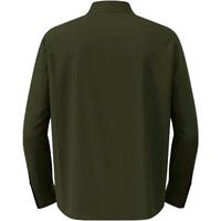 Odlo camisa montaña manga larga hombre ESSENTIAL VERDE 04
