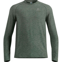 Odlo camiseta montaña manga larga hombre ESSENTIAL SEAMLESS GRIS vista detalle