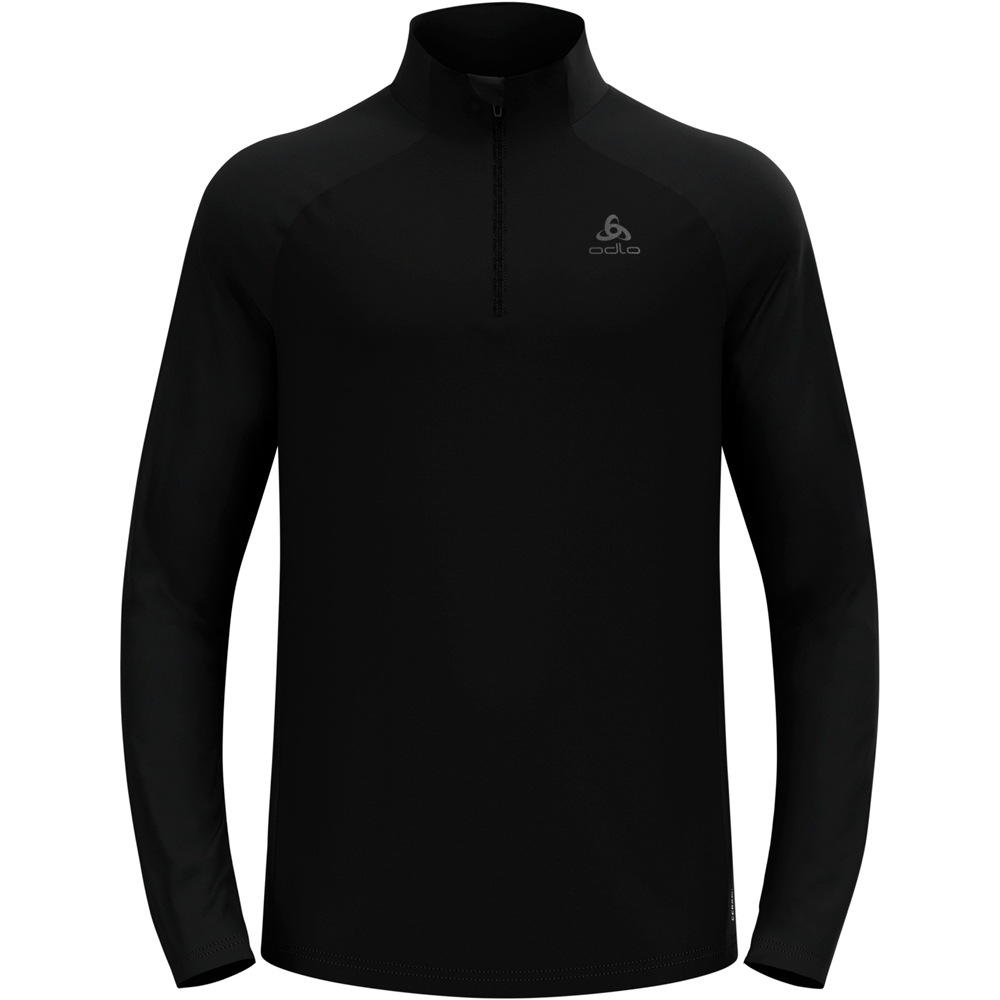 Odlo camiseta técnica manga larga hombre ESSENTIAL CERAMIWARM NEGRO 05