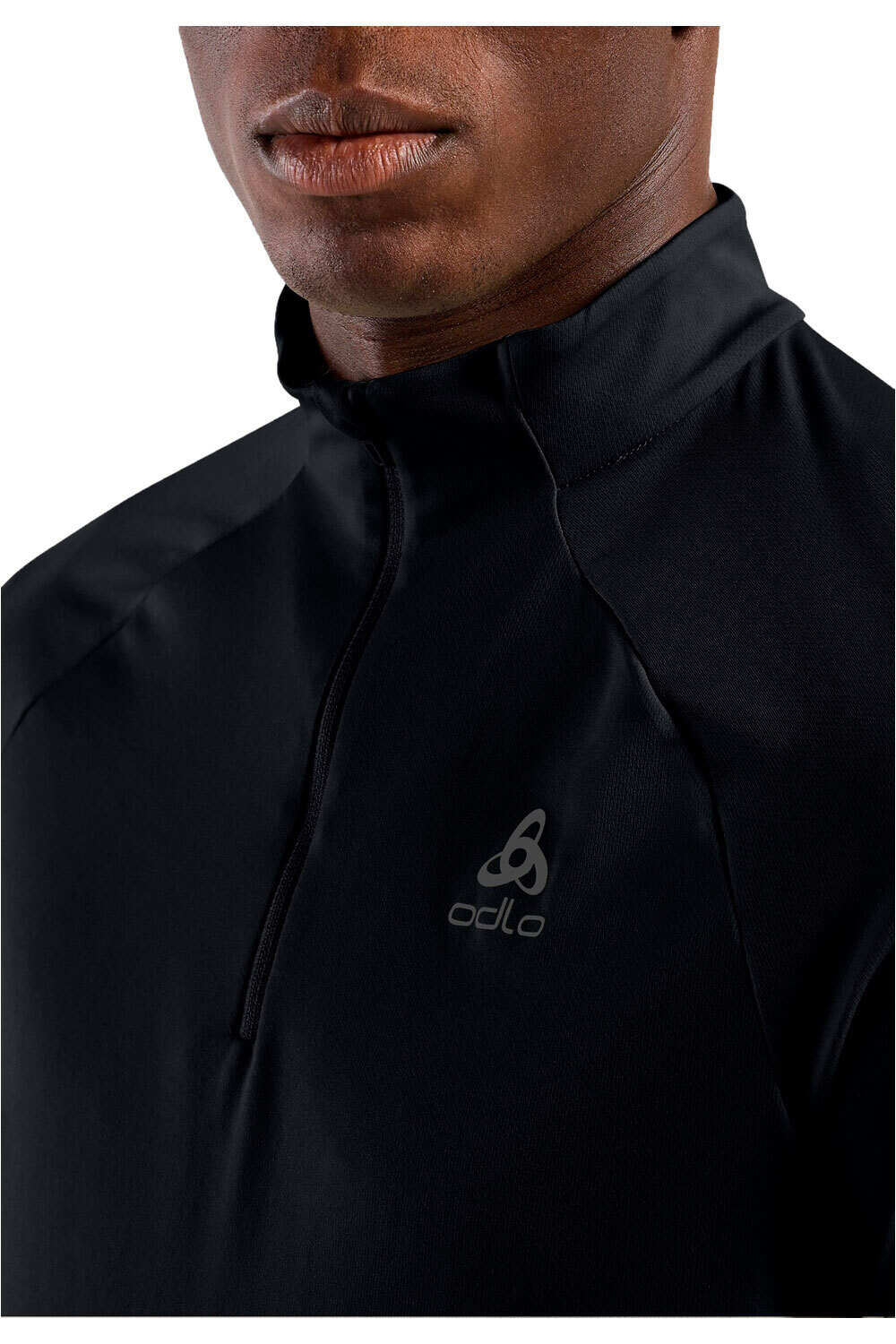 Odlo camiseta técnica manga larga hombre ESSENTIAL NEGRO 03