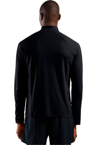 Odlo camiseta técnica manga larga hombre ESSENTIAL NEGRO vista trasera