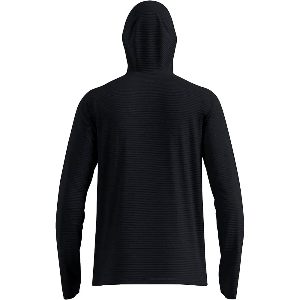 Odlo camiseta técnica manga larga hombre ESSENTIAL THERMAL NEGRO vista trasera