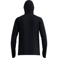 Odlo camiseta técnica manga larga hombre ESSENTIAL THERMAL NEGRO vista trasera