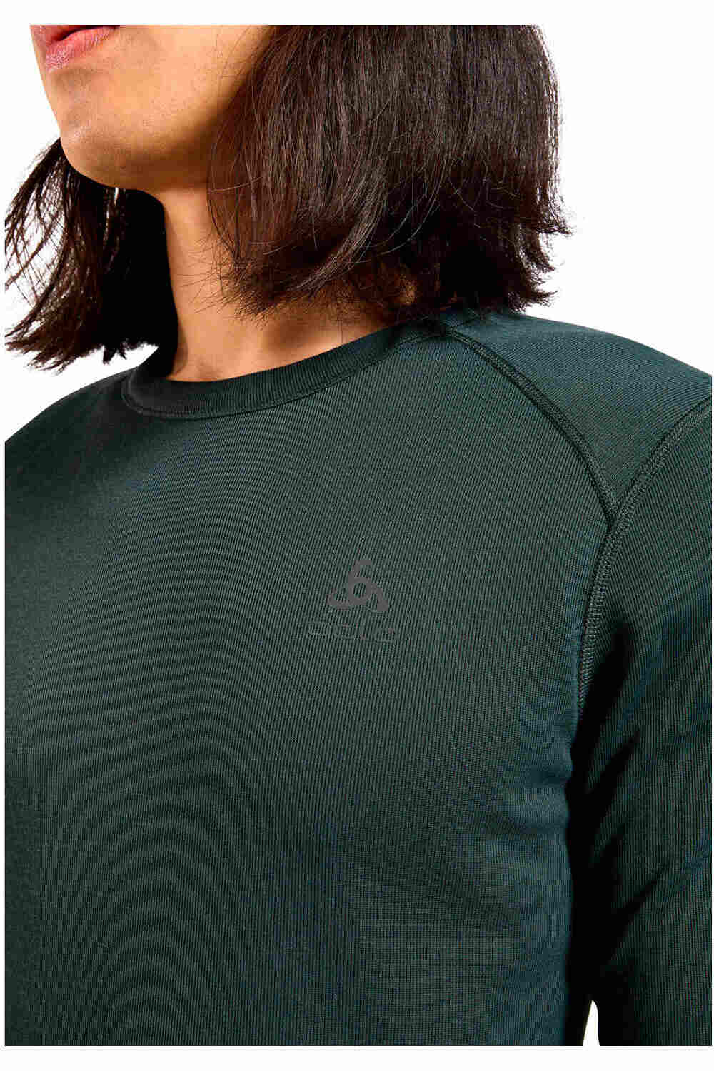 Odlo camiseta térmica manga larga hombre ACTIVE WARM VERDE vista detalle