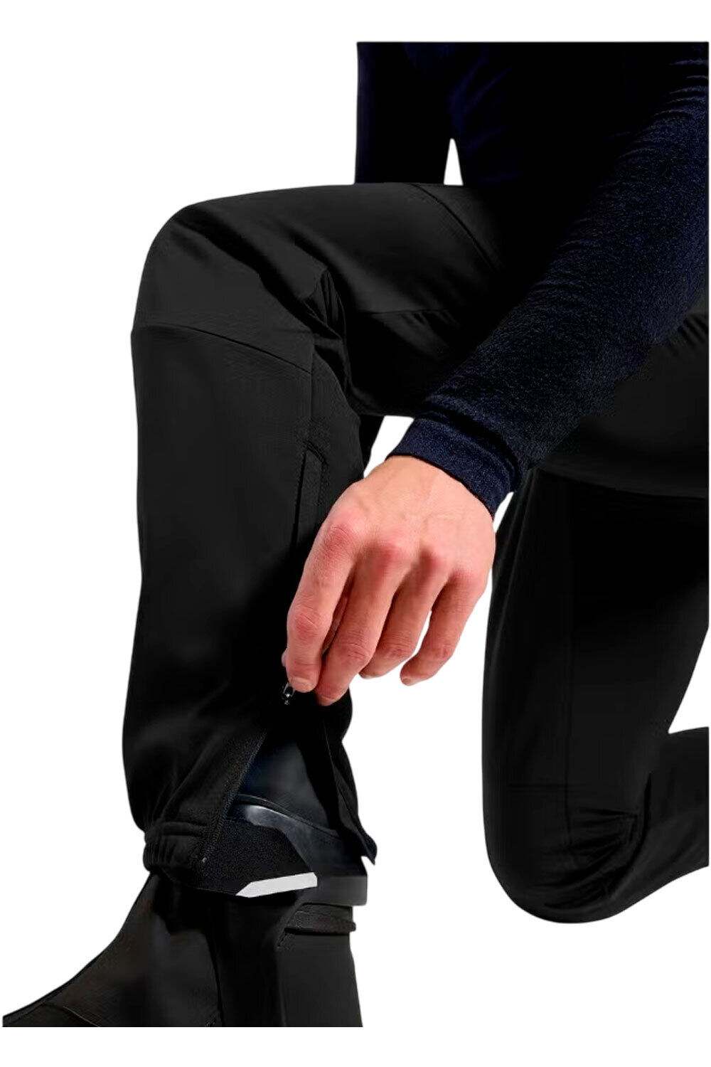 Odlo camiseta térmica manga larga hombre ESSENTIAL WARM NEGRO vista detalle