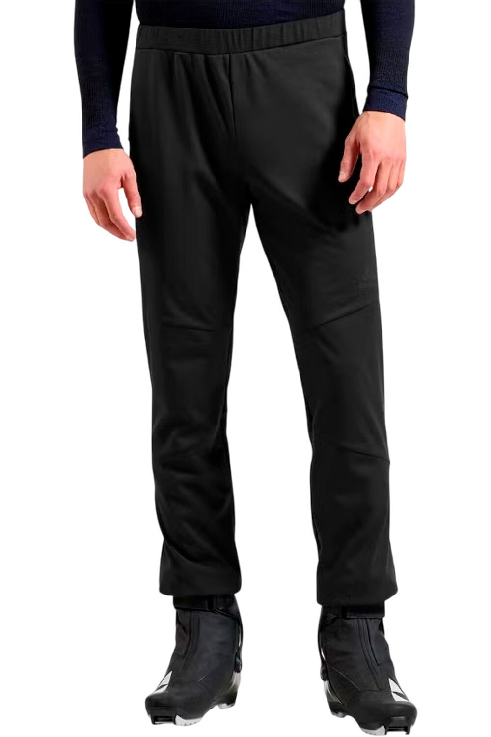 Odlo camiseta térmica manga larga hombre ESSENTIAL WARM NEGRO vista frontal