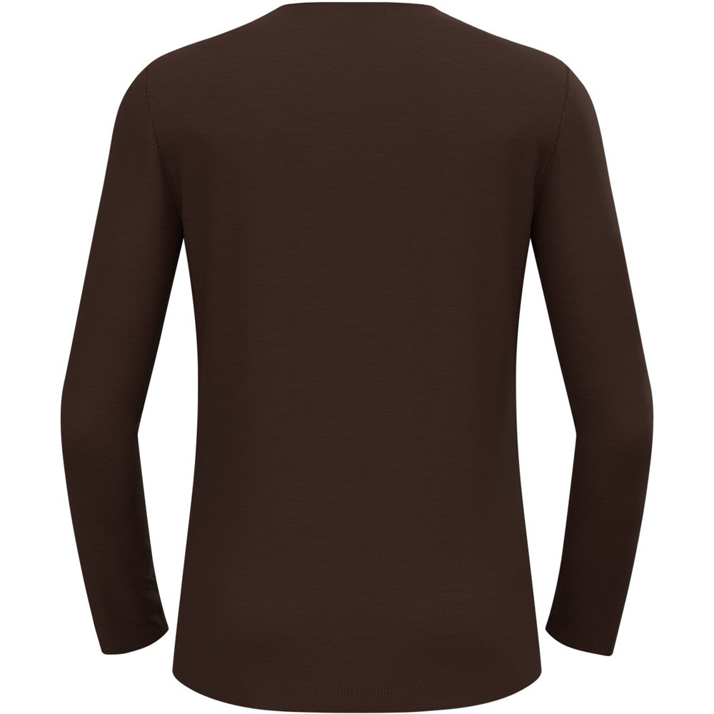 Odlo camiseta térmica manga larga hombre MERINO 160 ROJO 04