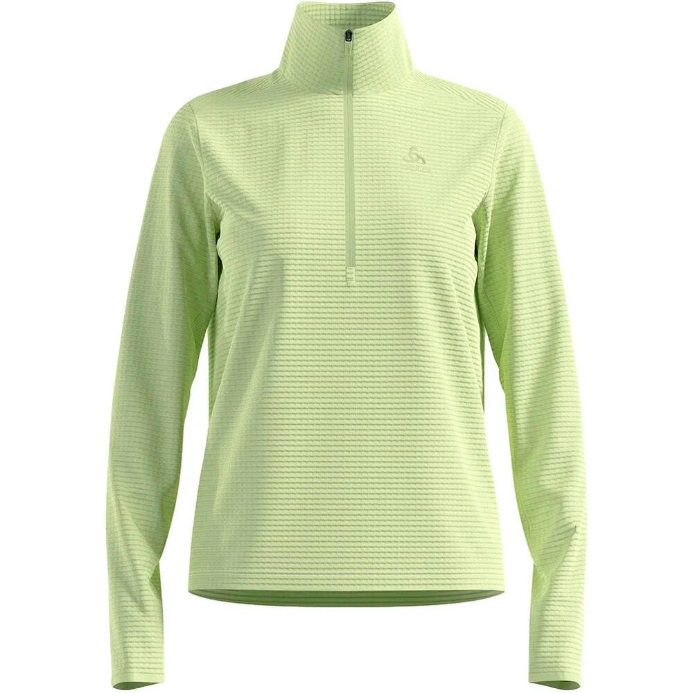 Odlo camiseta térmica manga larga mujer ESSENTIAL THERMAL AMARILLO 04