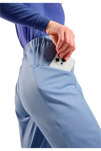 Odlo camiseta térmica manga larga mujer ESSENTIAL WARM AZUL vista detalle