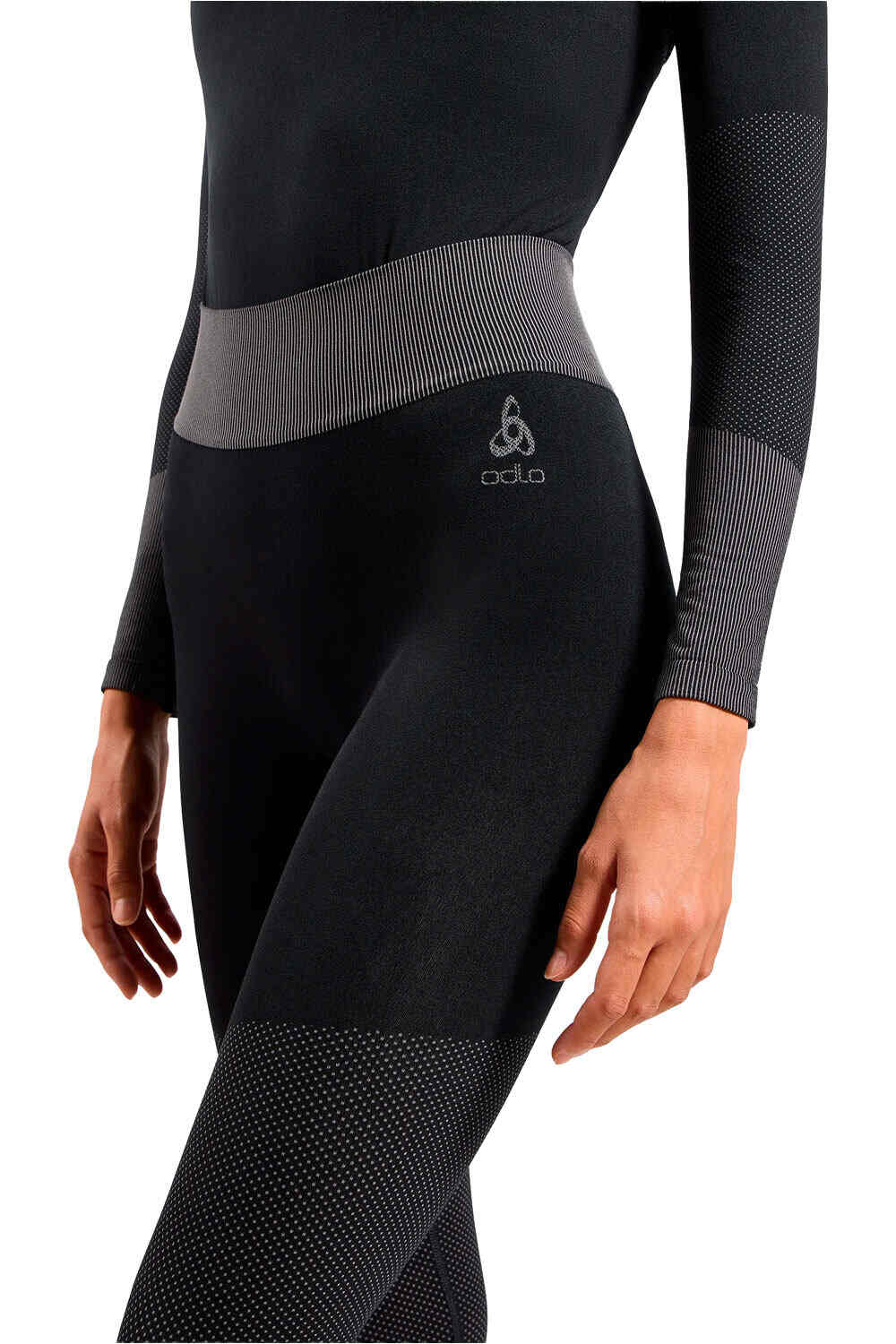 Odlo camiseta térmica manga larga mujer FUNDAMENTALS PERFORMANCE WARM NEGRO 05