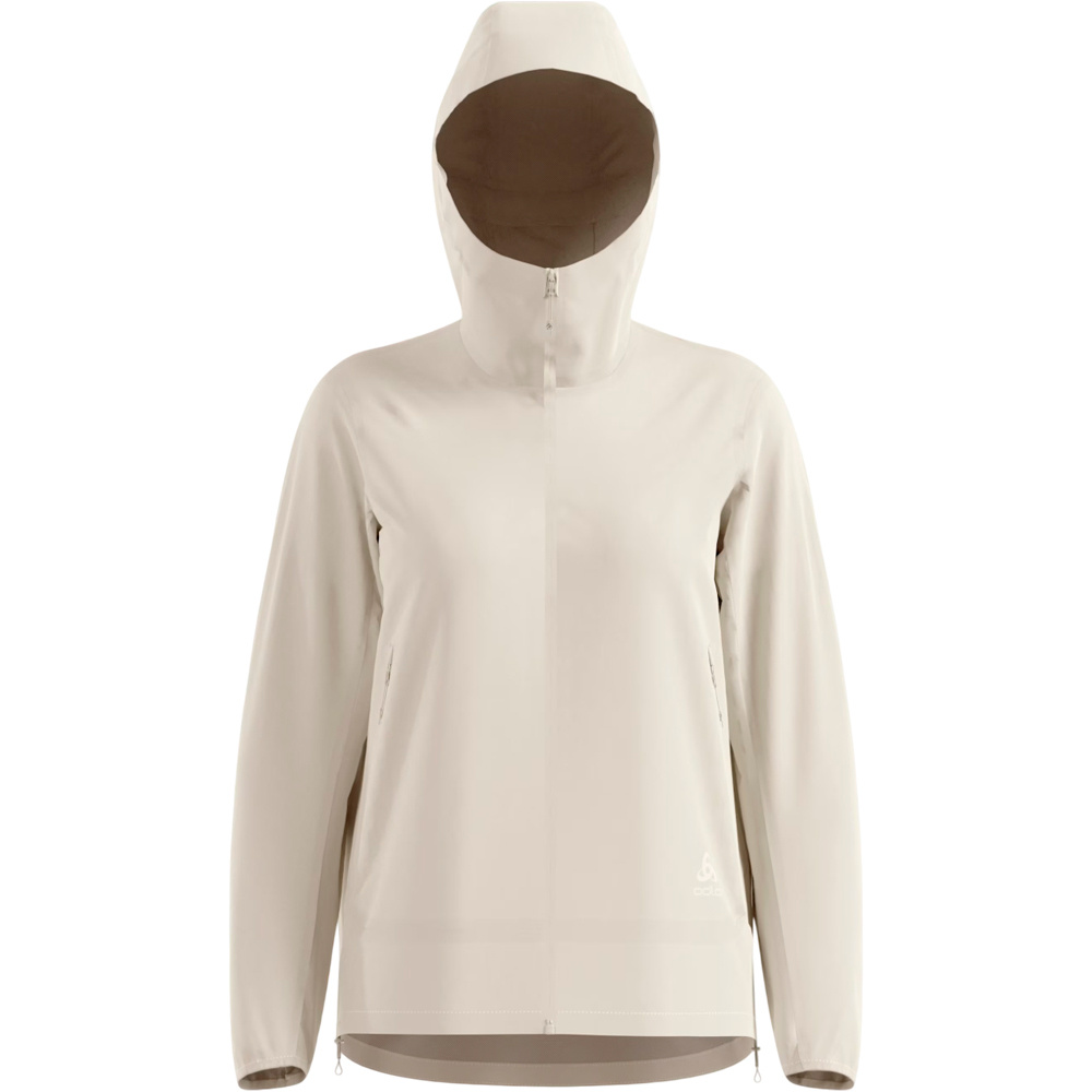 Odlo chaqueta impermeable mujer ESSENTIAL 2.5L WATERPROOF GRIS 05