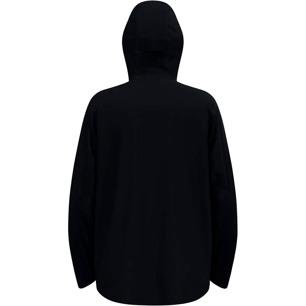 Odlo chaqueta impermeable mujer ESSENTIAL 2.5L WATERPROOF NEGRO vista detalle