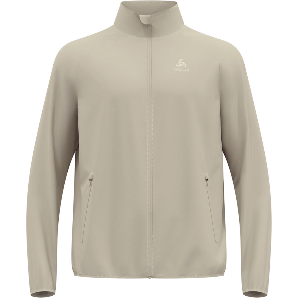 Odlo CHAQUETA RUNNING HOMBRE ESSENTIAL LIGHT GRIS 05