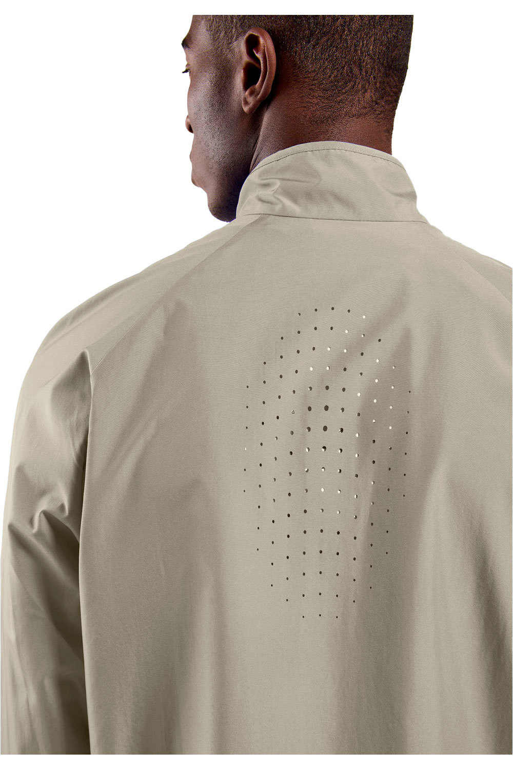 Odlo CHAQUETA RUNNING HOMBRE ESSENTIAL LIGHT GRIS vista detalle