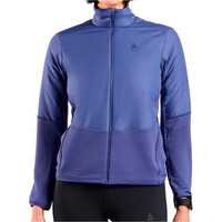 Odlo Chaqueta Running Mujer ESSENTIAL INSULATOR HYBRID AZUL vista frontal