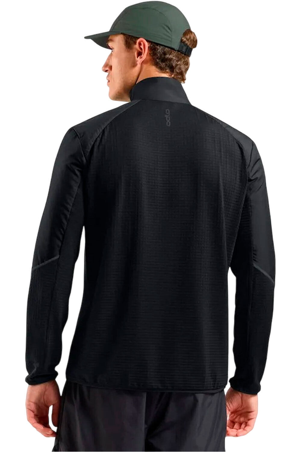 Odlo Chaqueta Running Mujer ESSENTIAL INSULATOR HYBRID NEGRO vista trasera