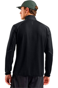 Odlo Chaqueta Running Mujer ESSENTIAL INSULATOR HYBRID NEGRO vista trasera