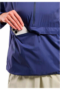 Odlo chaqueta softshell mujer ESSENTIAL WINDBREAKER AZUL 03