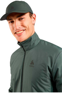 Odlo forro polar hombre ESSENTIAL INSULATOR HYBRID GRIS vista detalle
