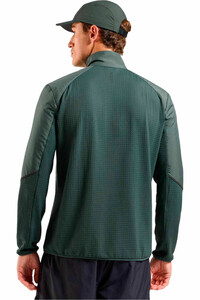 Odlo forro polar hombre ESSENTIAL INSULATOR HYBRID GRIS vista trasera
