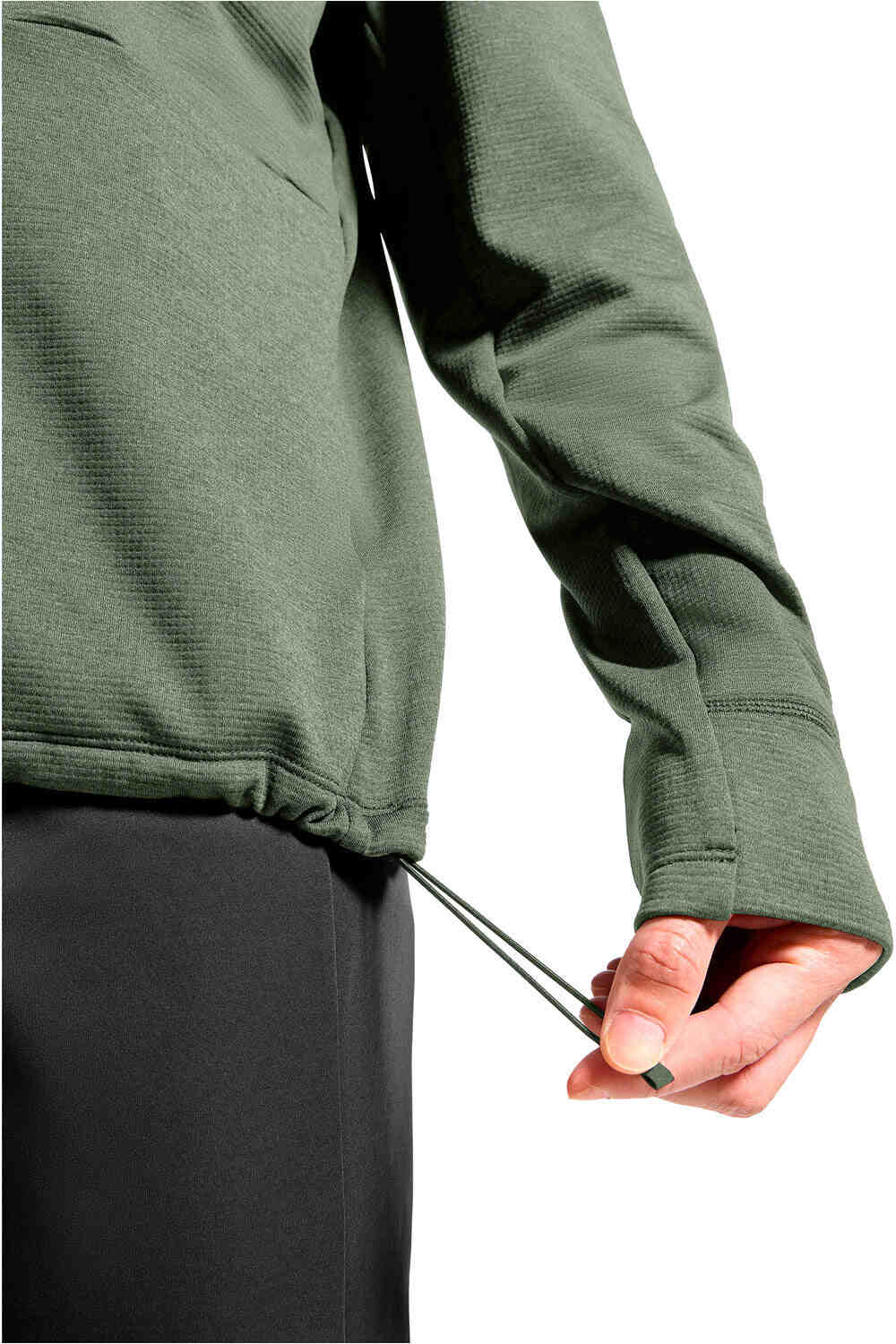 Odlo forro polar hombre GRID FLEECE GRIS 03
