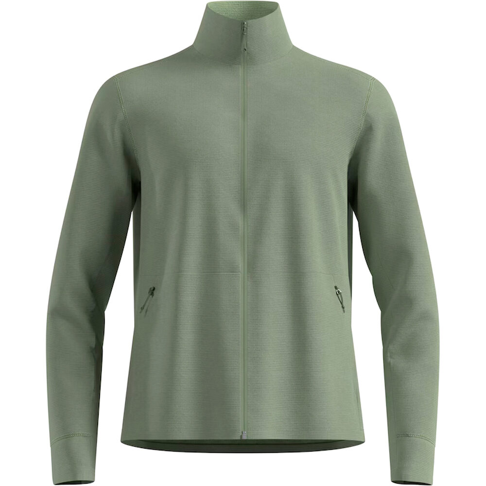 Odlo forro polar hombre GRID GRIS 04
