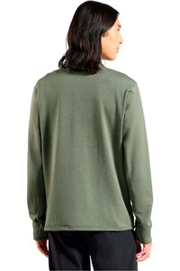 Odlo forro polar hombre GRID GRIS vista trasera
