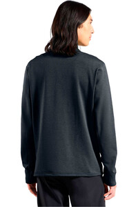 Odlo forro polar hombre GRID NEGRO vista trasera