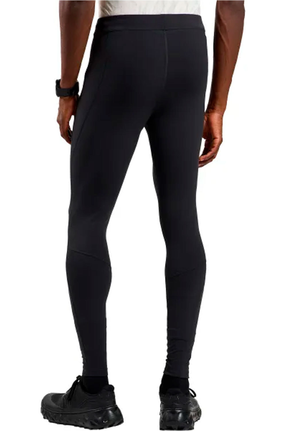 Odlo malla larga running hombre ESSENTIAL NEGRO vista trasera