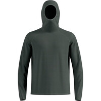 Odlo Sudaderas Montaña Hombre CUBIC GRIS vista frontal