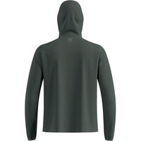 Odlo Sudaderas Montaña Hombre CUBIC GRIS vista trasera