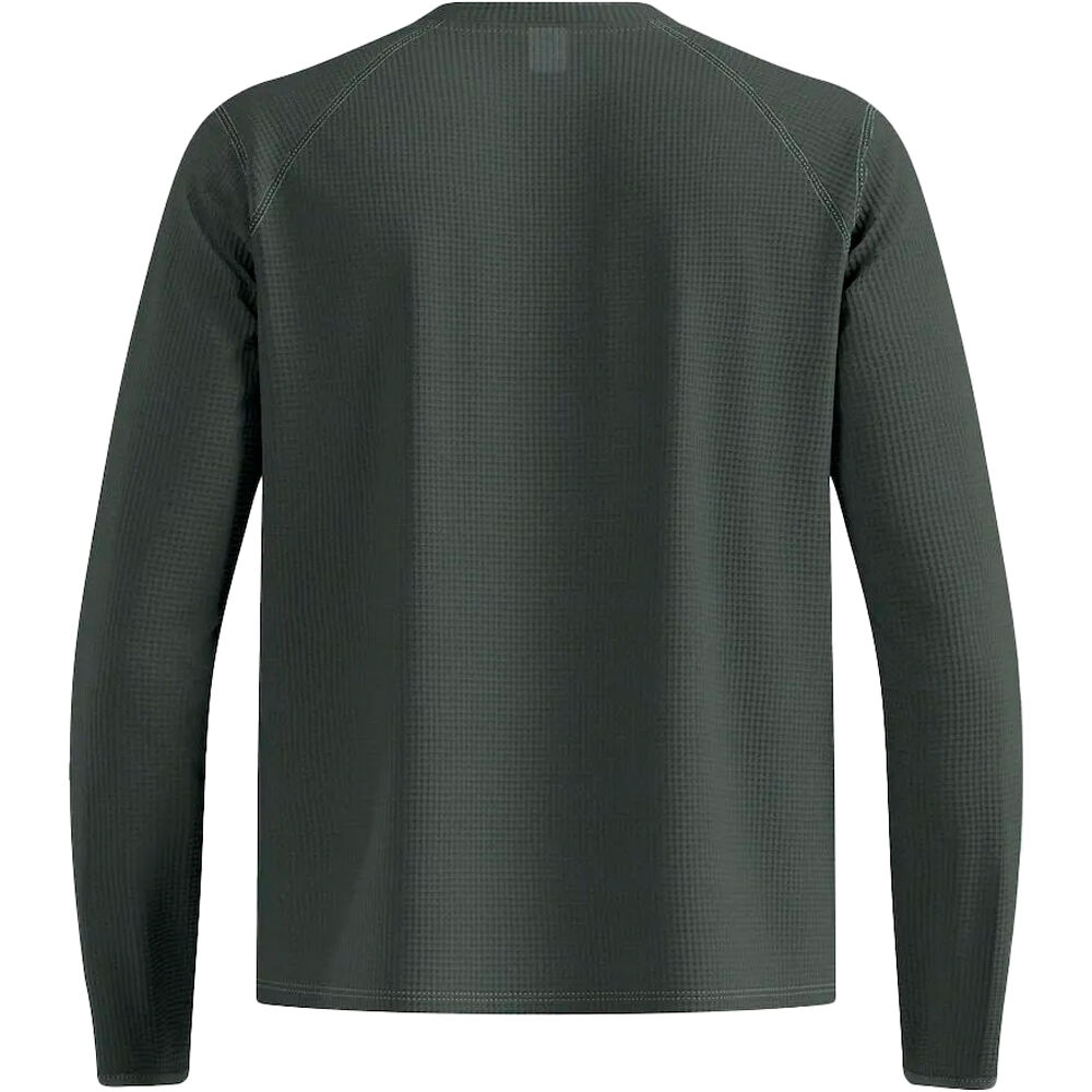Odlo Sudaderas Montaña Hombre CUBIC GRIS vista trasera