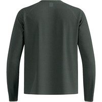 Odlo Sudaderas Montaña Hombre CUBIC GRIS vista trasera