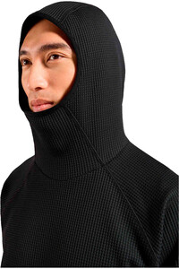 Odlo Sudaderas Montaña Hombre CUBIC NEGRO vista detalle