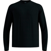 Odlo Sudaderas Montaña Hombre CUBIC NEGRO vista frontal