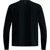 Odlo Sudaderas Montaña Hombre CUBIC NEGRO vista trasera