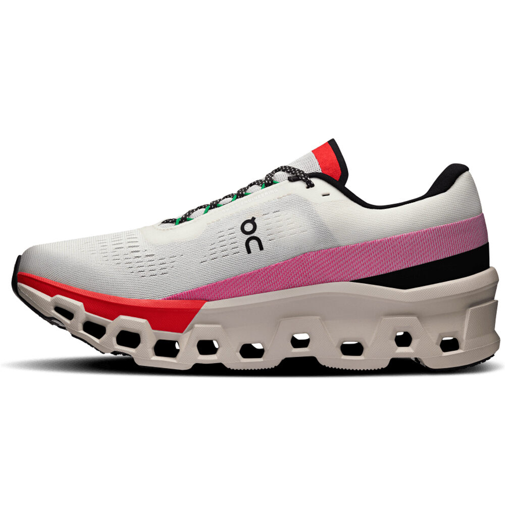 On zapatilla running hombre CLOUDMONSTER 2 BLANCO puntera